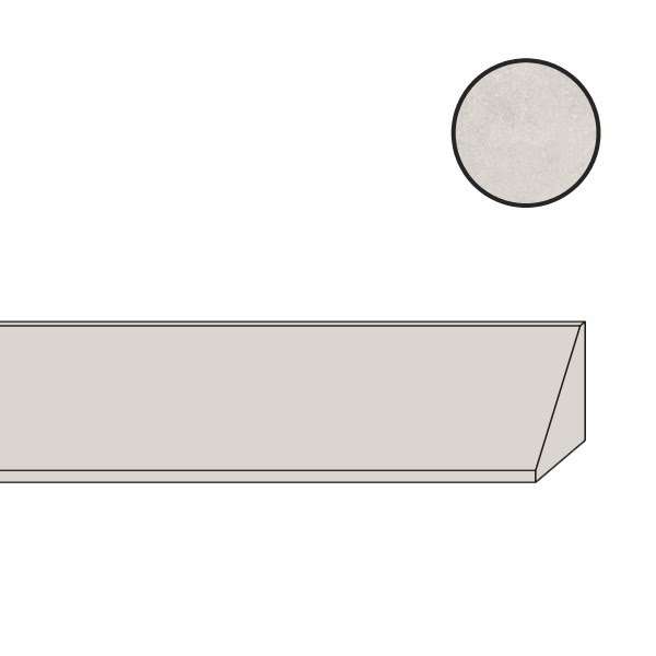 Спецэлементы Piemme Materia Bacchetta Jolly Opal N/R 03111, цвет белый, поверхность матовая, прямоугольник, 15x1200
