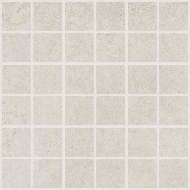 Мозаика Cerdomus Reforge Mosaico Cristal Matt 97214, цвет белый, поверхность матовая, квадрат, 300x300