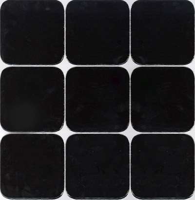 Керамическая плитка Infinity Latina Negro, цвет чёрно-белый, поверхность глянцевая, квадрат, 300x300
