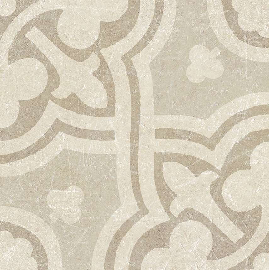Керамическая плитка Cifre Decor Leila Ivory, цвет бежевый, поверхность матовая, квадрат, 200x200