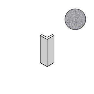 Спецэлементы Stroeher Zoe 970 Grey Угловой Подступенок 9010, цвет серый, поверхность матовая, прямоугольник, 157x60