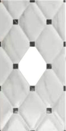 Декоративные элементы Navarti Dc Azur Ventana, цвет белый, поверхность глянцевая, прямоугольник, 250x500