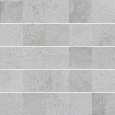 Мозаика Abitare La Ceramica Icon Mos.Quadrato Icon Silver, цвет серый, поверхность лаппатированная, квадрат, 300x300