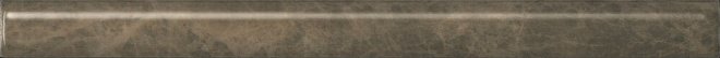 Бордюры Kerama Marazzi Бордюр Гран-Виа коричневый светлый обрезной SPA040R, цвет коричневый, поверхность глянцевая, прямоугольник, 25x300