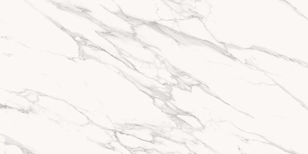 Широкоформатный керамогранит Level Marmi Statuario Michelangelo Lappato EKEK, цвет белый серый, поверхность лаппатированная, прямоугольник, 1600x3200