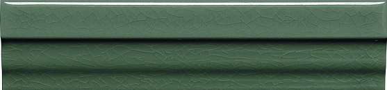 Бордюры Adex ADMO5223 Cornisa Clasica C/C Verde Oscuro, цвет зелёный, поверхность глянцевая, прямоугольник, 35x150