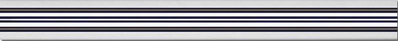 Бордюры Maritima Maritima Listelo Horizont, цвет белый, поверхность глянцевая, прямоугольник, 30x300