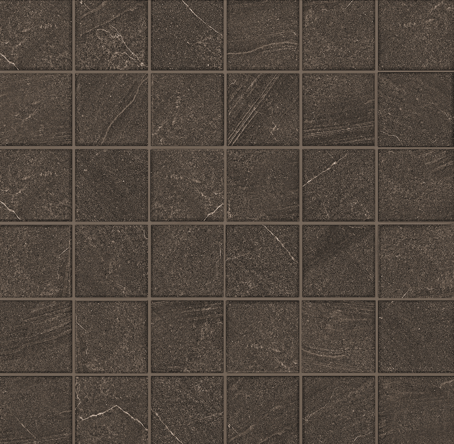 Мозаика Estima Gabbro Brown GB04 Неполированный 30x30 39878, цвет коричневый, поверхность матовая, квадрат, 300x300