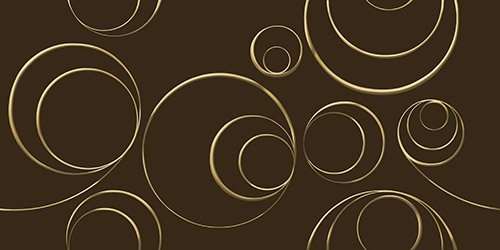 Декоративные элементы Керлайф Stella Arabesco Moca, цвет коричневый, поверхность глянцевая, прямоугольник, 315x630