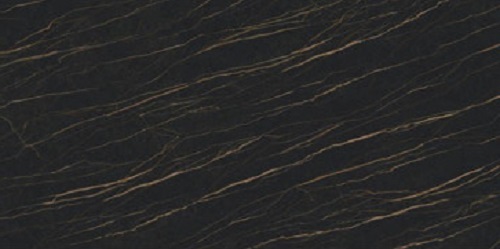 Широкоформатный керамогранит TAU Laurent Black Polished, цвет чёрный, поверхность полированная, прямоугольник, 1600x3200