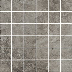 Мозаика Rex La Roche Grey Mosaico 742230, цвет серый, поверхность матовая, квадрат, 300x300