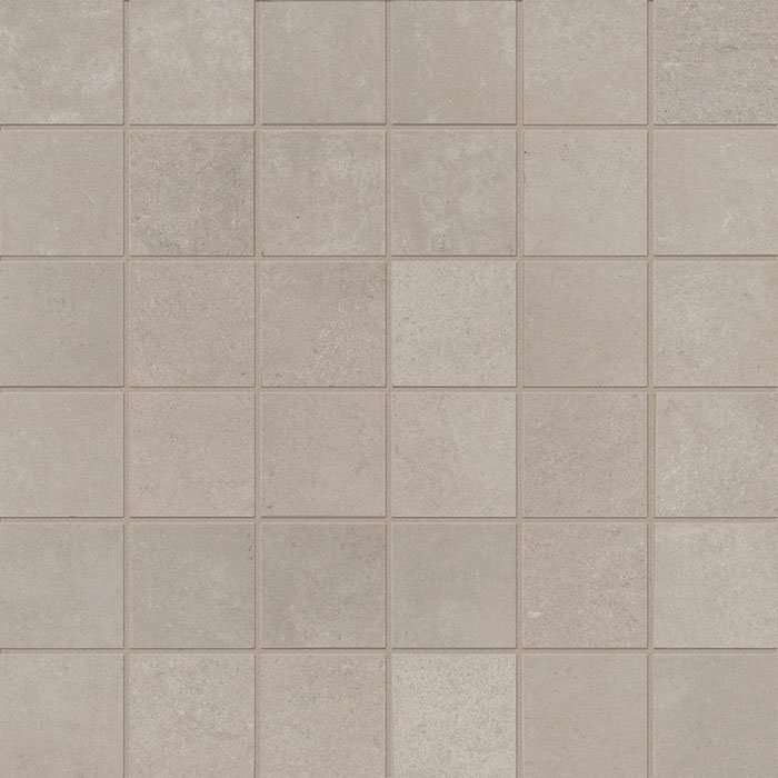 Мозаика ABK Docks Nosaico Quadretti Silver DKR09101, цвет серый, поверхность матовая, квадрат, 300x300