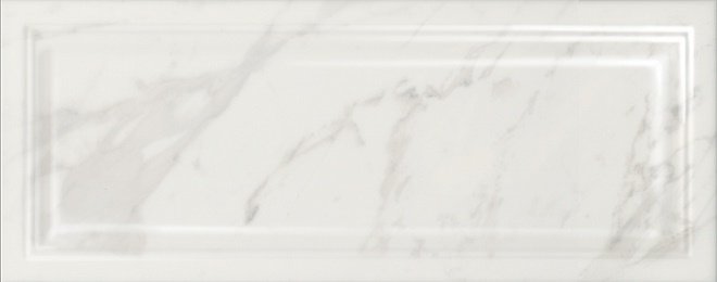 Керамическая плитка Kerama Marazzi Алькала Панель Белый 7199, цвет белый, поверхность глянцевая, прямоугольник, 200x500