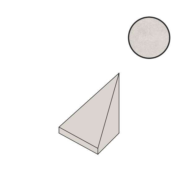 Спецэлементы Piemme Materia Unghia Jolly Opal N/R 03124, цвет белый, поверхность матовая, , 15x15