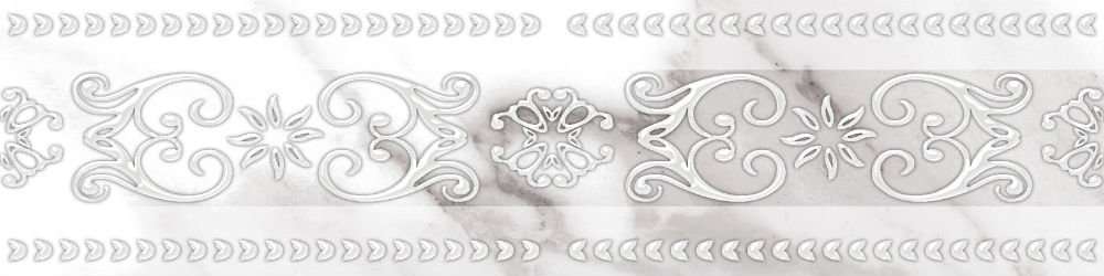 Бордюры Belleza Калаката Серый 05-01-1-52-03-06-1250-0, цвет серый, поверхность глянцевая, прямоугольник, 50x200