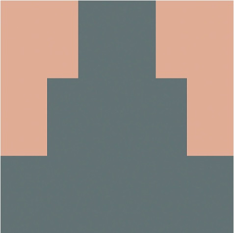 Декоративные элементы Fioranese Italian Landscape Siena_B ILSI20B, цвет синий розовый, поверхность матовая, квадрат, 205x205