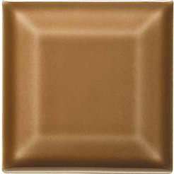 Вставки Ce.Si Metro Ambra Diamante, цвет коричневый, поверхность глянцевая, квадрат, 75x75