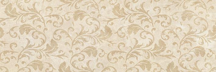Декоративные элементы Laparet Libra плитка настенная бежевый узор 17-00-12-486, цвет бежевый, поверхность глянцевая, прямоугольник, 200x600