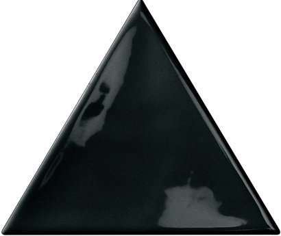Керамическая плитка Bestile Bondi Triangle Black, цвет чёрный тёмный, поверхность матовая, прямоугольник, 115x130