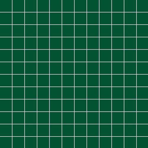 Мозаика Ce.Si Matt Felce Su Rete 2,5x2,5, цвет зелёный, поверхность матовая, квадрат, 300x300