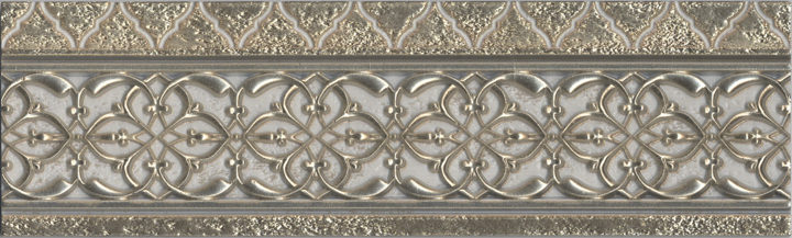 Бордюры Aparici Tawriq Cenefa, цвет серый, поверхность матовая, прямоугольник, 90x298