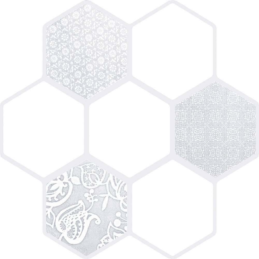 Керамогранит Ege Seramik Riva Bellisima White 450X450RIV11, цвет белый, поверхность матовая, квадрат, 450x450