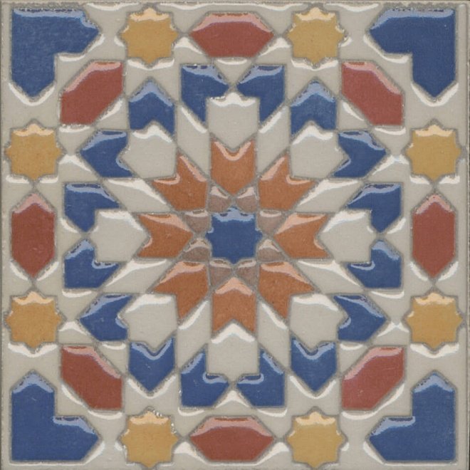 Вставки Kerama Marazzi Паласио VT\A58\1266H, цвет разноцветный, поверхность матовая, квадрат, 98x98