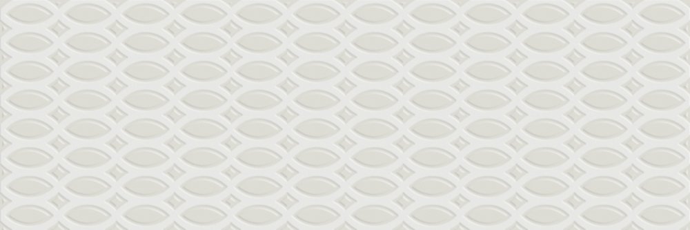 Керамогранит Tagina Tressage Blanc 7VF082T, цвет белый, поверхность глянцевая, прямоугольник, 200x600