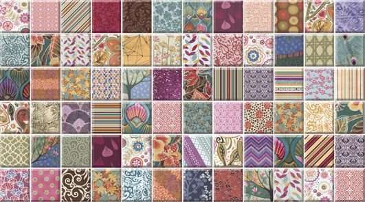 Мозаика Ceradim Volume Dec Mozaic Random, цвет разноцветный, поверхность глянцевая, прямоугольник, 250x450