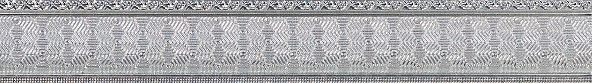 Бордюры El Molino Verso Moldura Plata-Perla, цвет серый, поверхность матовая, прямоугольник, 35x250