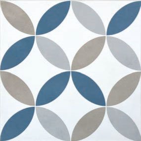Декоративные элементы Heralgi Hampton Dec Floor Mix, цвет разноцветный, поверхность матовая, квадрат, 200x200