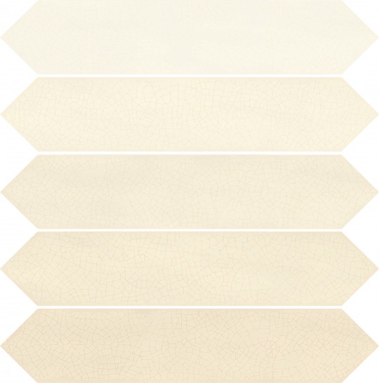 Керамическая плитка Dune Crackle Marfil 187833, цвет бежевый, поверхность глянцевая, шестиугольник, 65x330