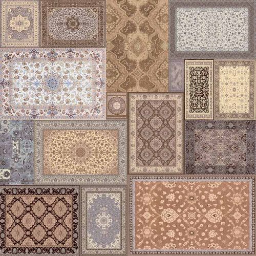 Декоративные элементы Dual Gres Krea Carpet, цвет коричневый, поверхность матовая, квадрат, 450x450
