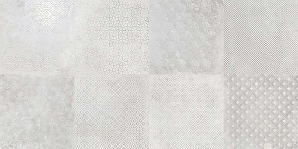Декоративные элементы Ceracasa Deco Titan Silver, цвет серый, поверхность матовая, прямоугольник, 491x982