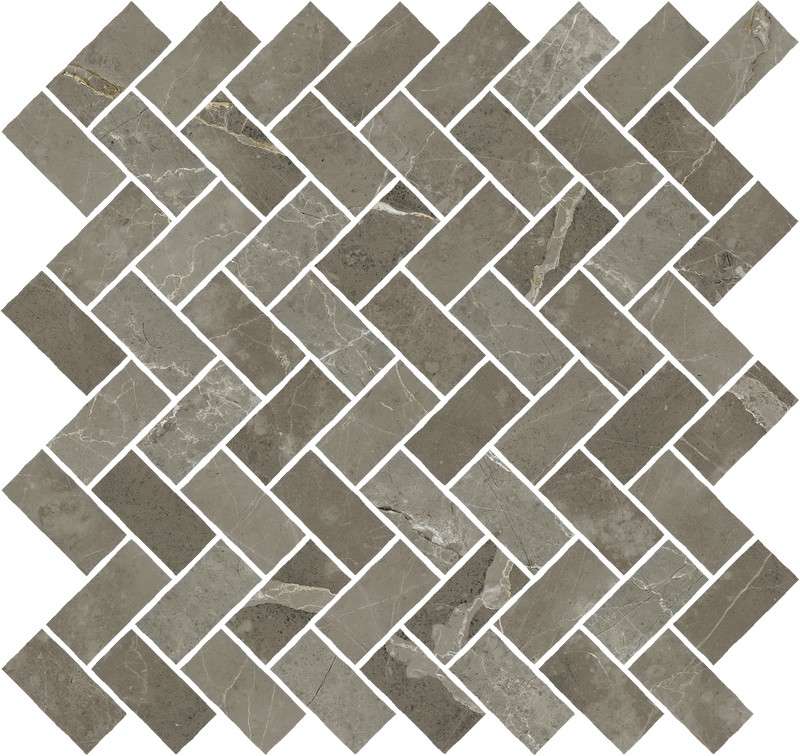 Мозаика Italon Stellaris Tuscania Grey Mosaico Cross 620110000216, цвет серый, поверхность матовая, прямоугольник, 297x315