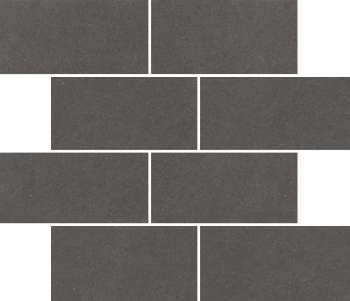 Декоративные элементы Floor Gres Earthtech Carbon Ground Muretto (7,5X15) Comfort 6mm 772526, цвет чёрный, поверхность лаппатированная, кабанчик, 300x300