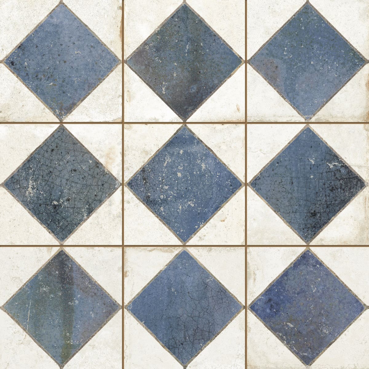 Керамическая плитка Peronda Fs Arles Blue Lt 31649, цвет белый синий, поверхность матовая, квадрат, 333x333
