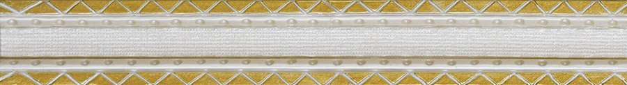 Бордюры Newker Moldura Orna Ivory, цвет бежевый, поверхность глянцевая, прямоугольник, 40x300