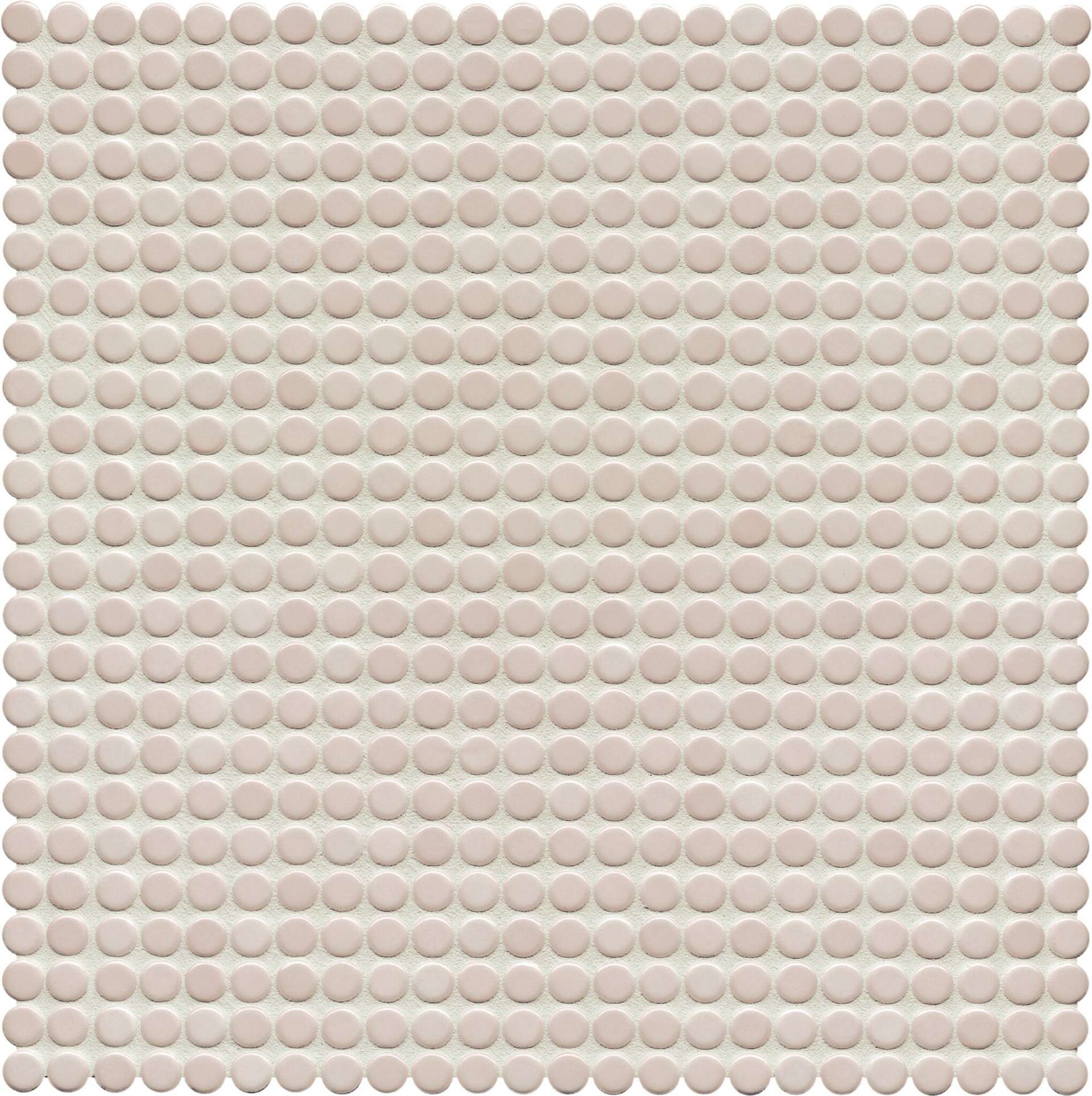 Мозаика Jasba Loop Elfenbein Hell 40002H-44, цвет бежевый, поверхность глянцевая, круг и овал, 316x316
