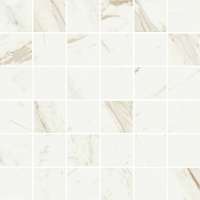 Мозаика Coliseumgres Trevi White Mosaico 610110000738, цвет белый, поверхность матовая, квадрат, 300x300