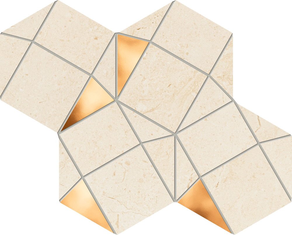 Мозаика Tubadzin Plain Stone Mozaika, цвет разноцветный, поверхность матовая, прямоугольник, 196x302