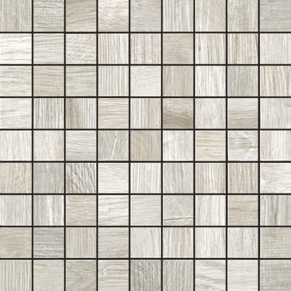 Мозаика Kronos Wood Side Maple Mosaico 6550, цвет серый, поверхность матовая, квадрат, 300x300