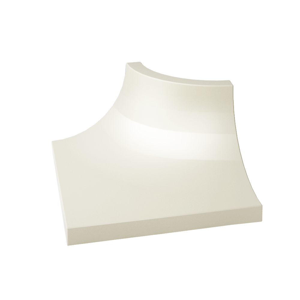 Спецэлементы Paradyz Gamma Bianco Ksztaltka C Polysk, цвет слоновая кость, поверхность полированная, прямоугольник, 30x40