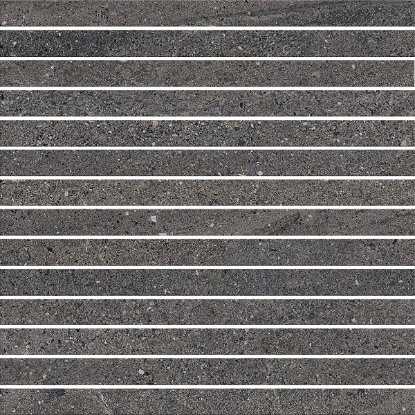 Мозаика Flaviker Rockin Mosaico Sticks Lava Nat PF60010439, цвет чёрный, поверхность натуральная, квадрат, 300x300