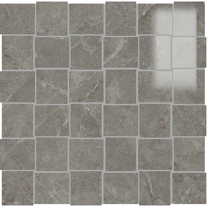 Мозаика Panaria Trilogy Mos 36 Sandy Grey Lux PGZTYL3, цвет серый, поверхность полированная, квадрат, 300x300