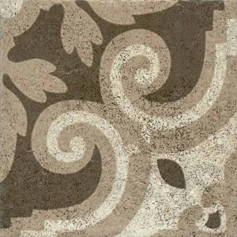 Декоративные элементы Alborz Ceramic Valentino Decor, цвет коричневый, поверхность матовая, квадрат, 200x200