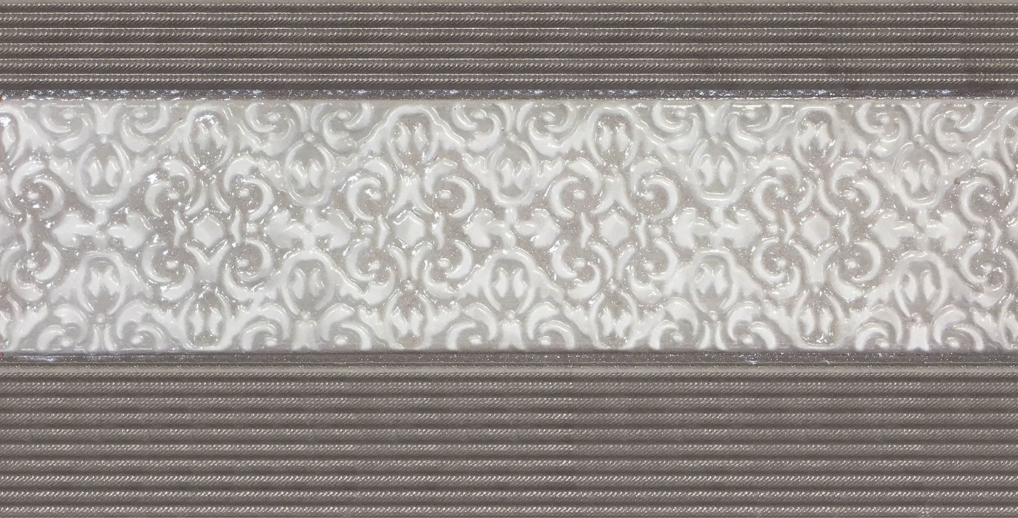 Бордюры Atlantic Tiles Zocalo Damir, цвет серый, поверхность матовая, прямоугольник, 150x295