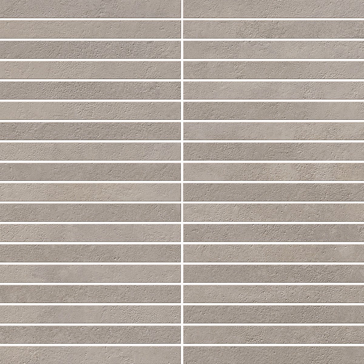 Мозаика Italon Millennium Iron Mosaico Strip 610110000413, цвет серый, поверхность матовая, квадрат, 300x300