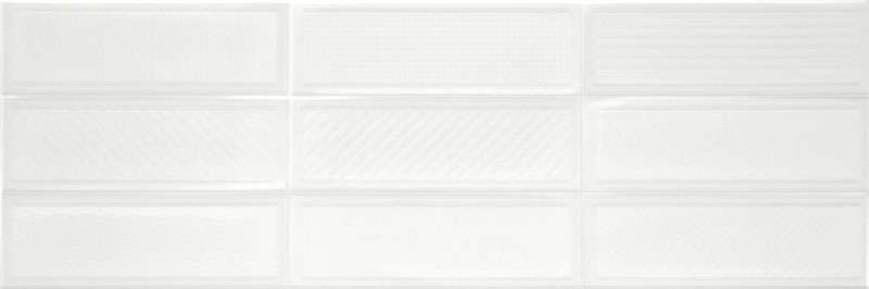 Керамическая плитка STN Ceramica Jazz Blanco RT, цвет белый, поверхность глянцевая, прямоугольник, 333x1000