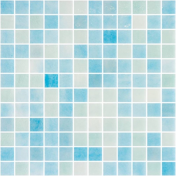 Мозаика Onix Mosaico Laguna Aqua, цвет голубой, поверхность матовая, квадрат, 311x311